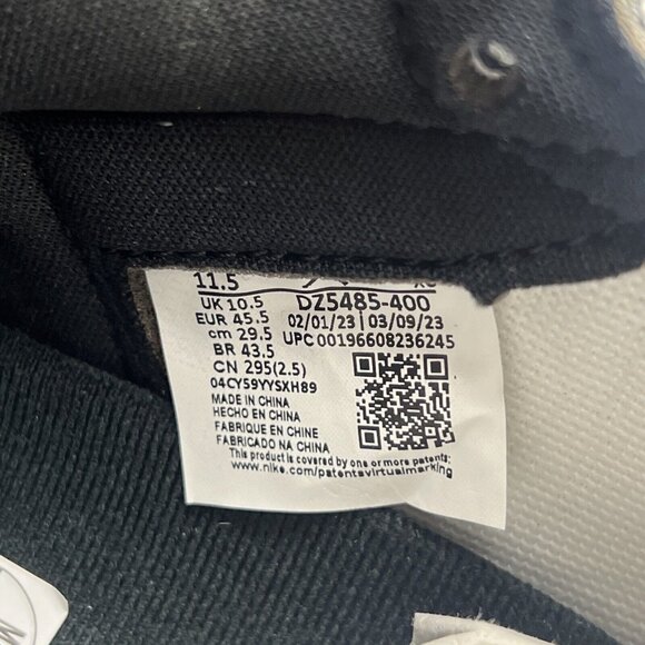 Air Jordan 1 Retro HI OG UNC Mens Size 11.5 University Blue Black NEW - Picture 11 of 14